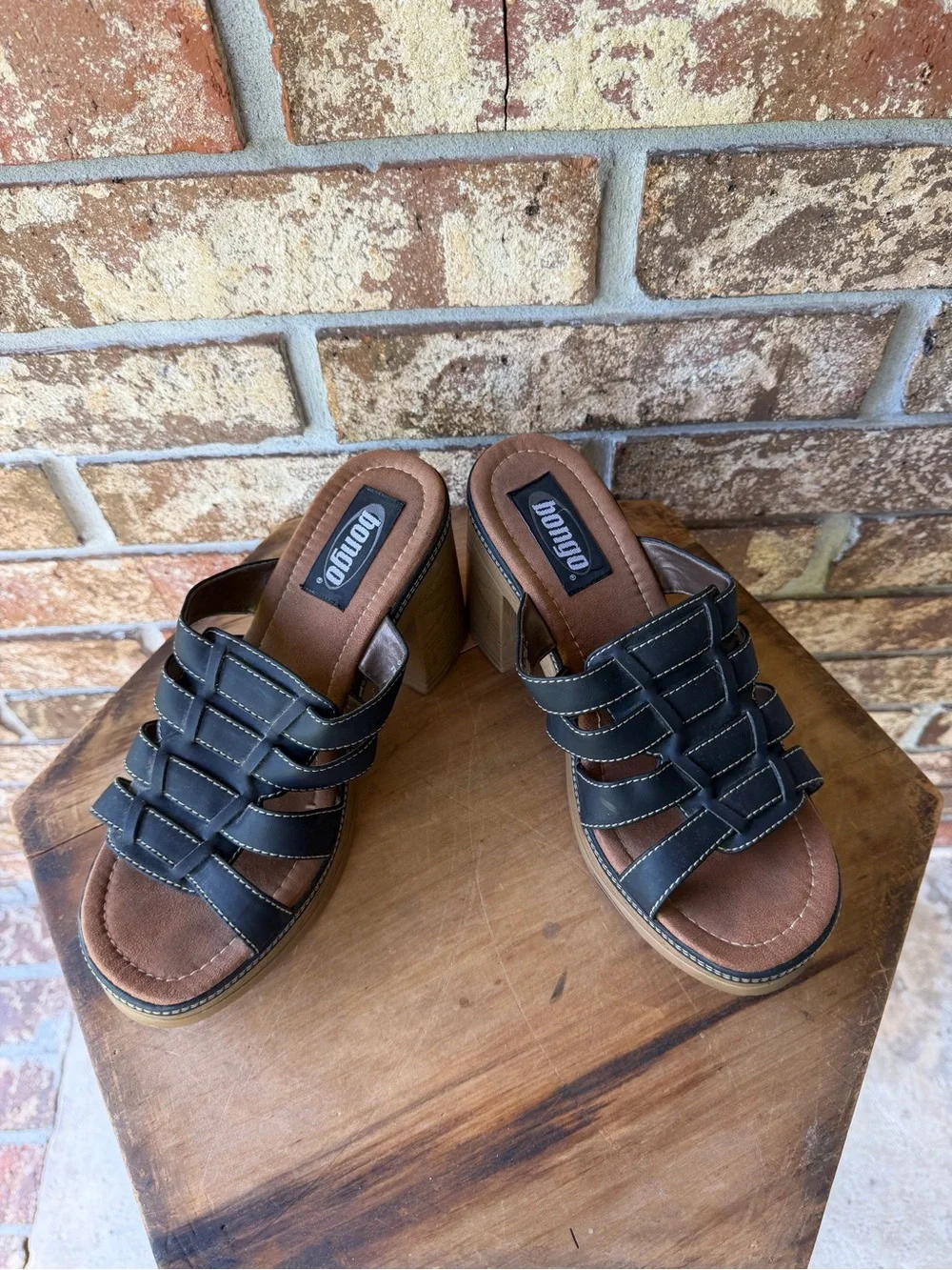 Bongo Mandy Platform Sandals Women’s Size 10 Medium Y2K 1990’s Excellent!